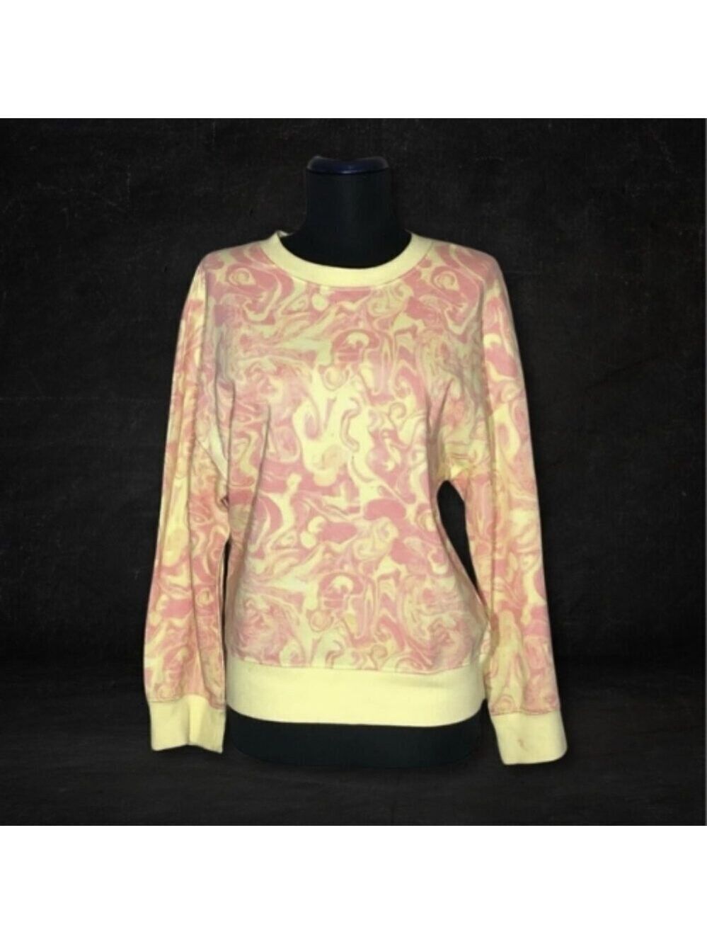 Oversized sweatshirt swirl floral cotton boho hippie festival whimsycal fairy